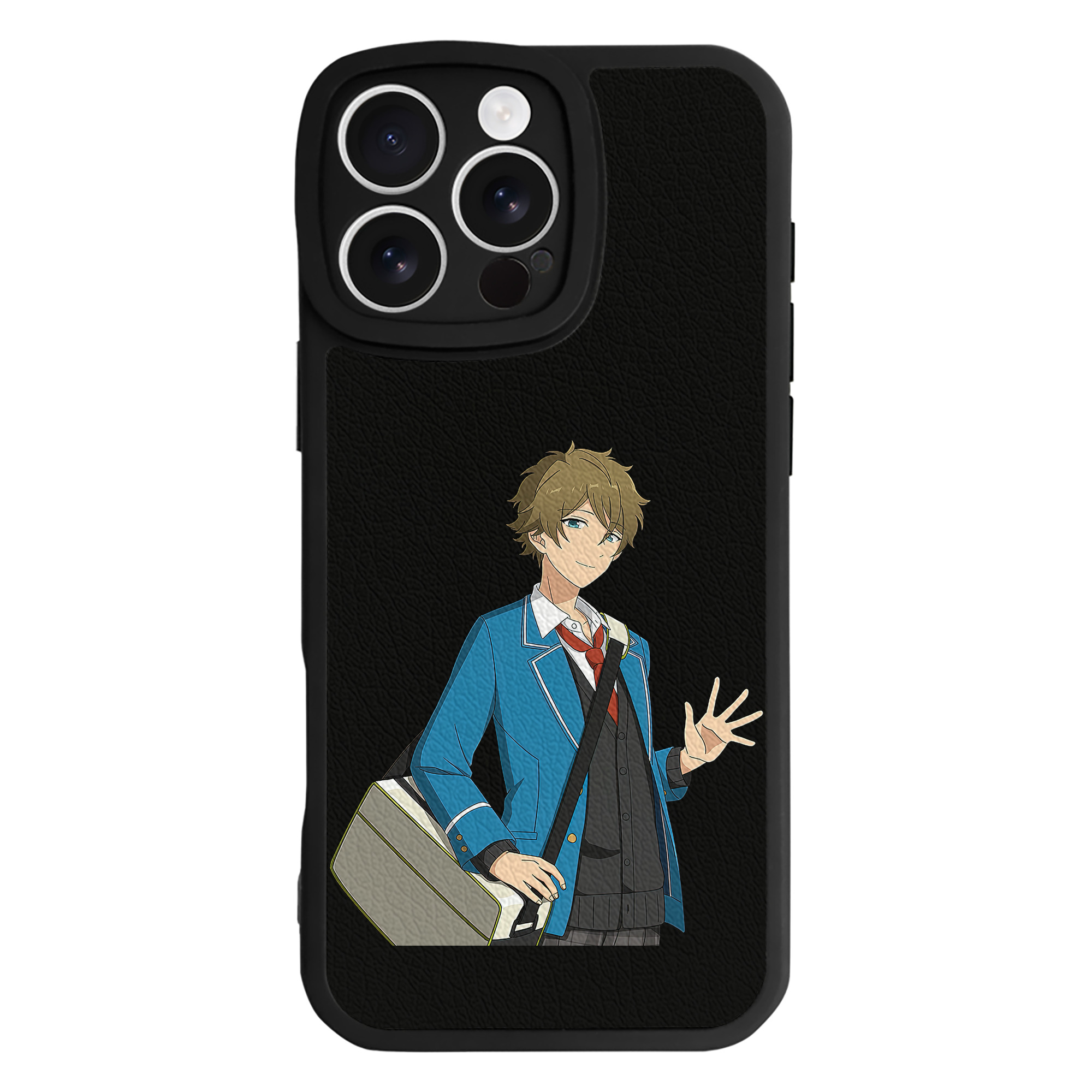 （画像用） あんさんぶるスターズ! Ensemble Stars 【iPhone 16シリーズ対応】シリコンスマホケース（レザー調） 材質：シリコン